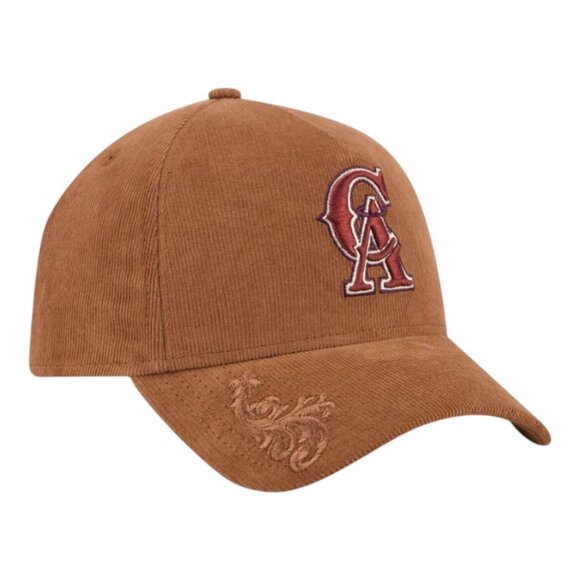 New Era Other - New Era Anaheim Angels 9FORTY A-Frame Snapback Hat Ornamental Corduroy - OSFM